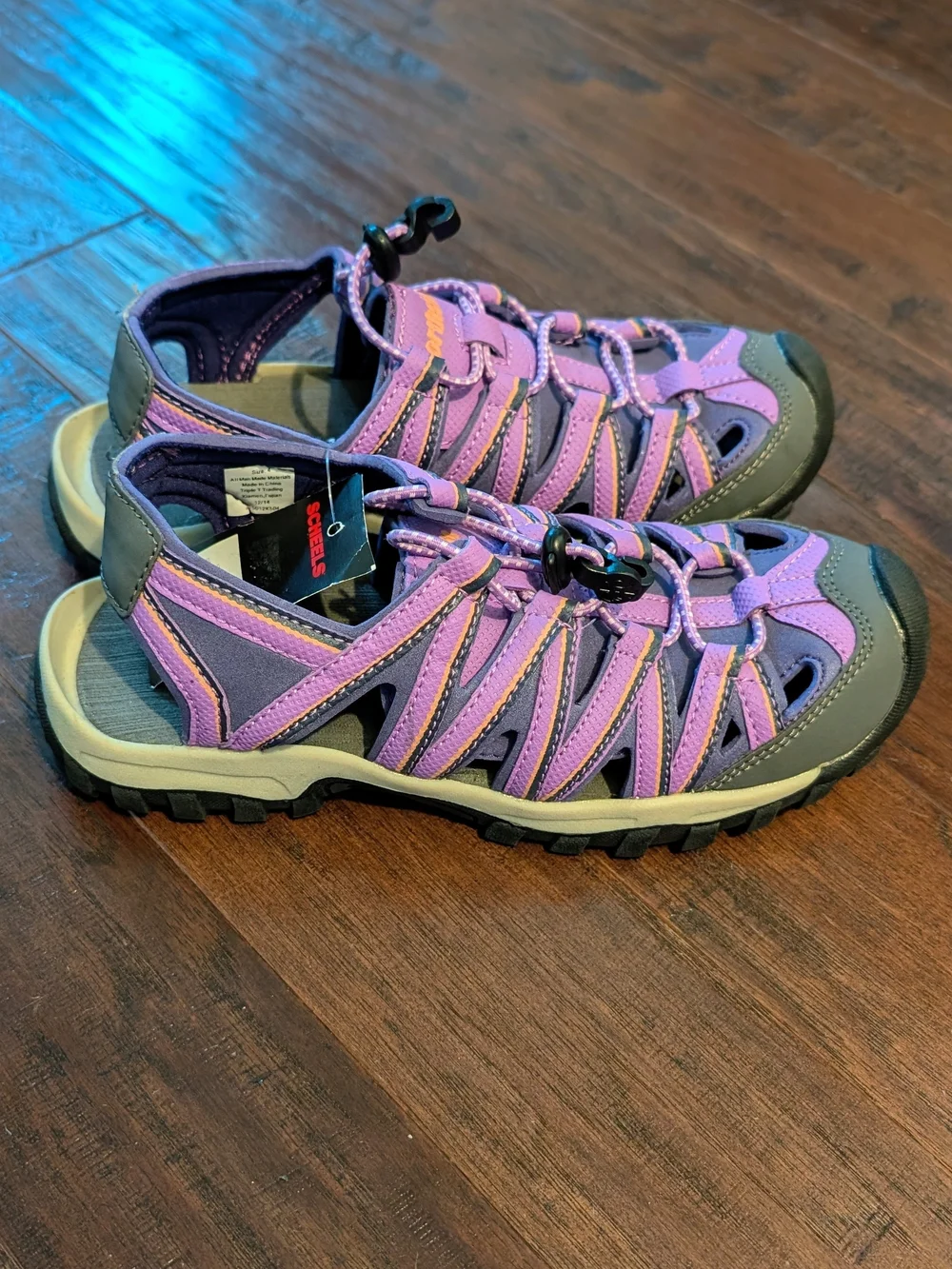 Northside Youth Purple Outdoor Sandal Hiking Sneakers - Size 4
